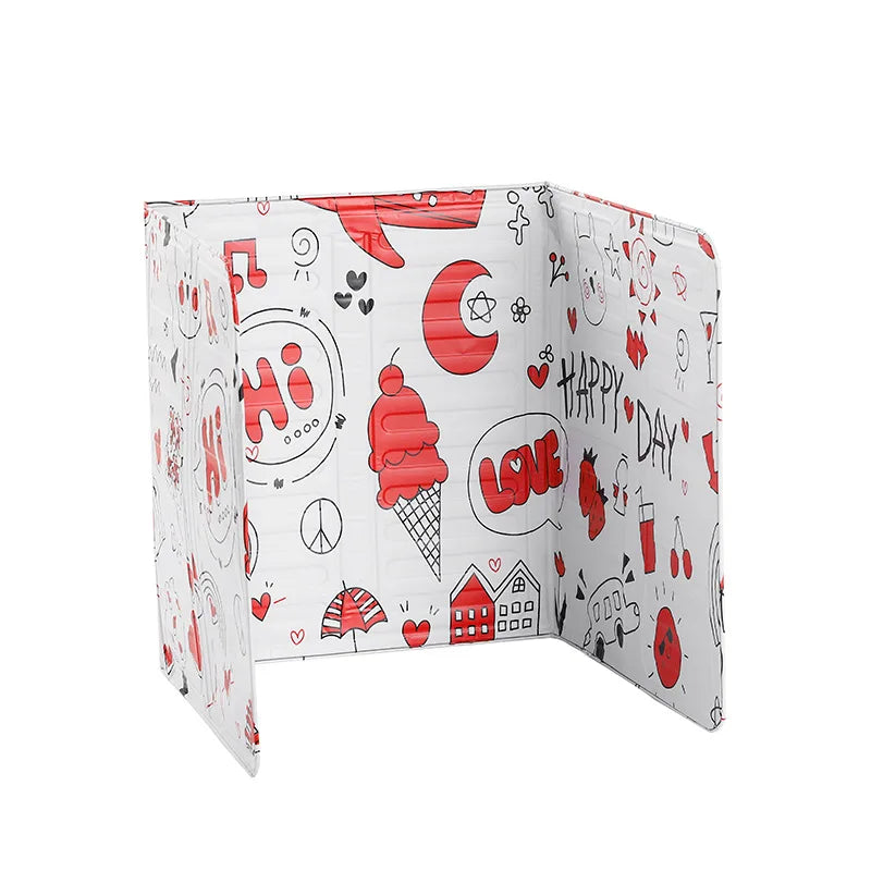 Aluminum Foldable Stove Splash Guard – Non-Stick Oil Shield for Kitchen Walls