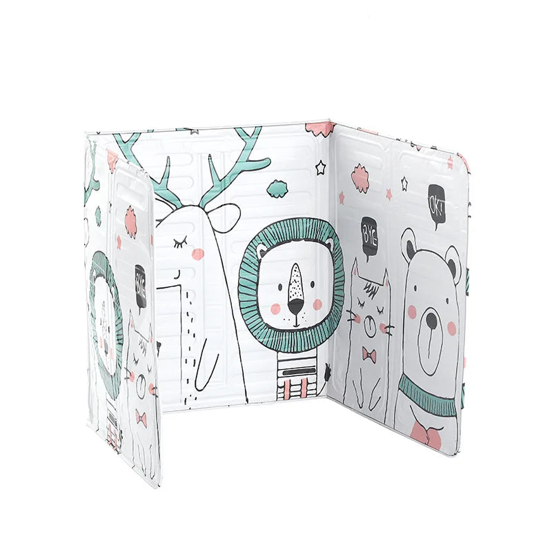 Aluminum Foldable Stove Splash Guard – Non-Stick Oil Shield for Kitchen Walls