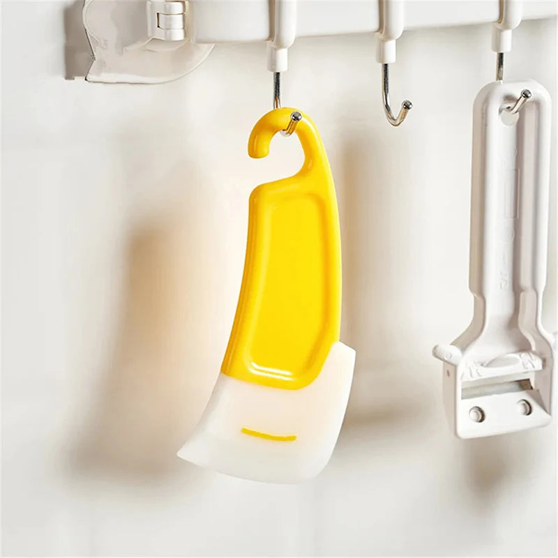 CleanSwipe Silicone Kitchen Scraper – Non-Scratch Oil & Residue Remover for Pans, Bowls & Baking Tools