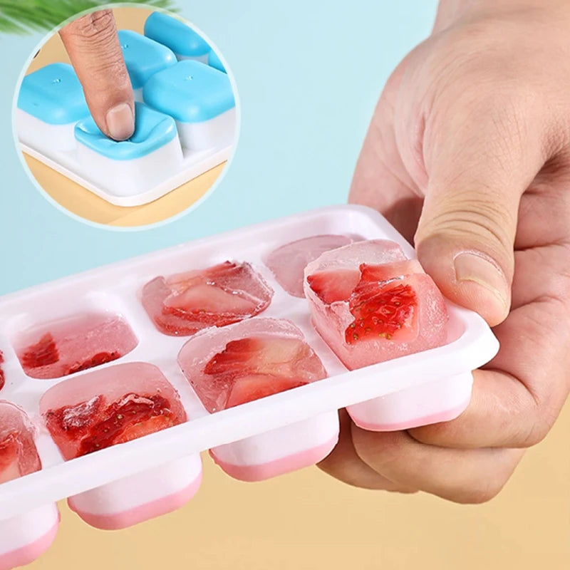 IceFlex™ – Easy-Release Silicone Ice Cube Tray Set (4-Pack)