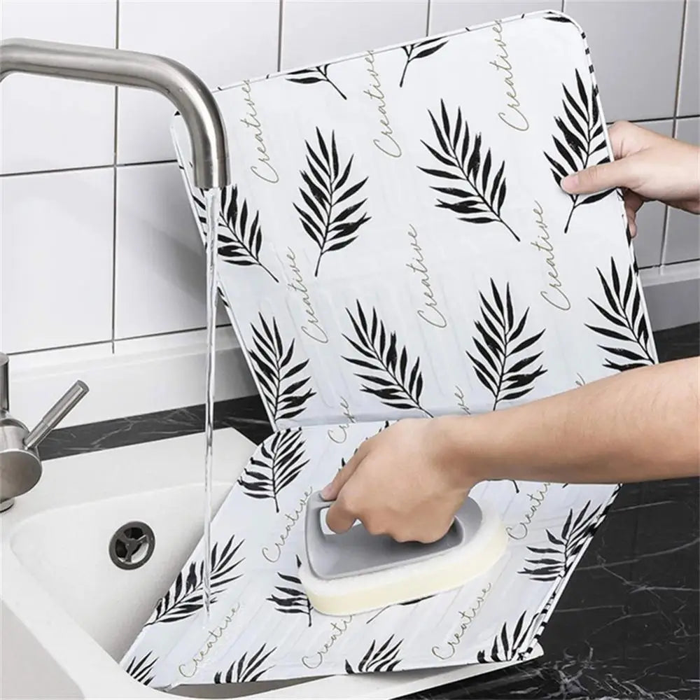 Aluminum Foldable Stove Splash Guard – Non-Stick Oil Shield for Kitchen Walls