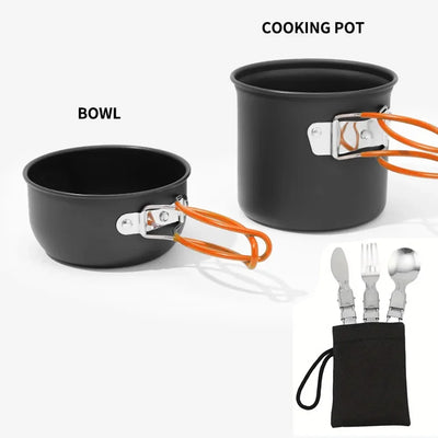 CampChef – Picnic Combo Cookware Set with Foldable Handles