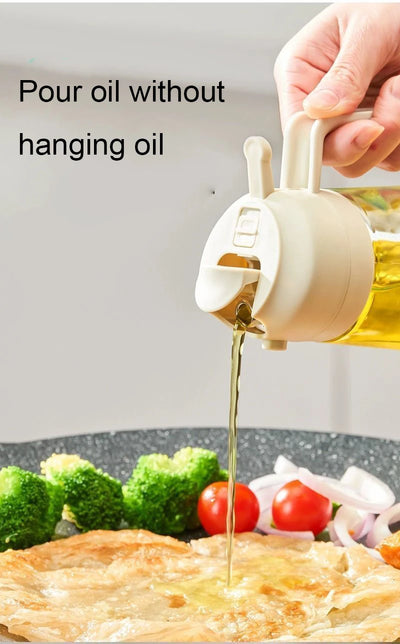 DualFlow 2-in-1 Oil Spray & Pour Bottle – 500ml Olive Oil Dispenser for Air Fryer, BBQ & Healthy Cooking