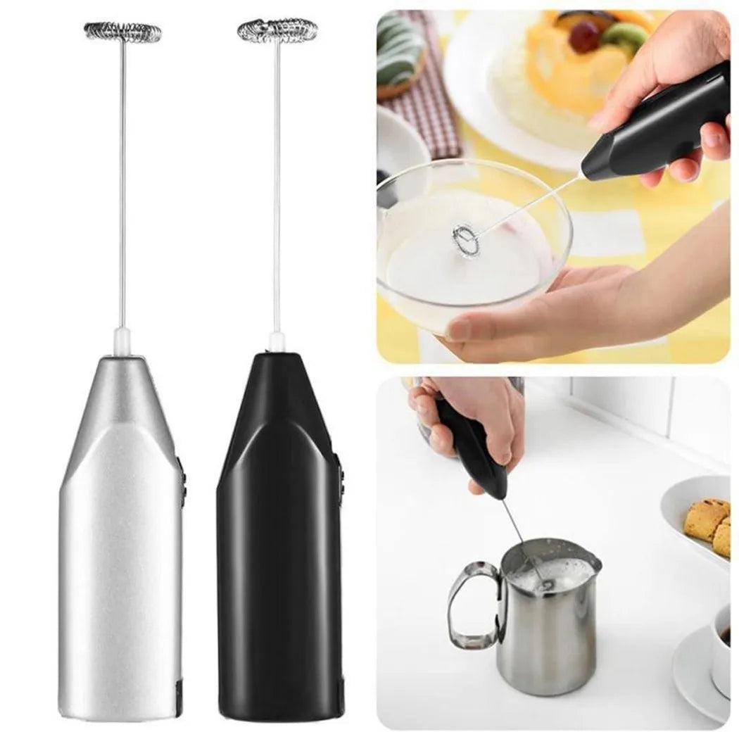 BrewWhisk Mini Electric Milk Frother & Egg Beater – Handheld Mixer for Coffee, Latte & Hot Chocolate