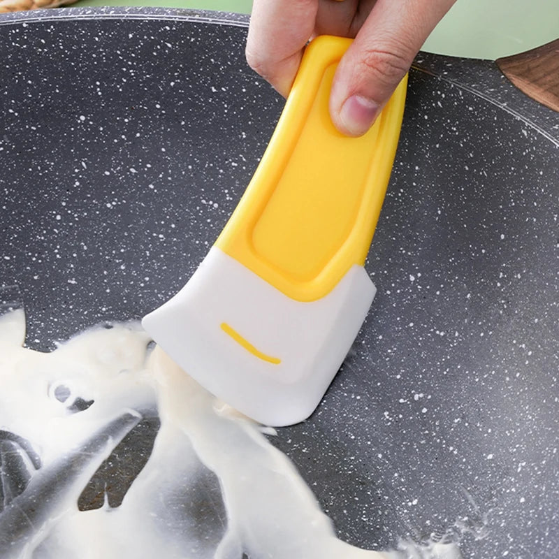 CleanSwipe Silicone Kitchen Scraper – Non-Scratch Oil & Residue Remover for Pans, Bowls & Baking Tools