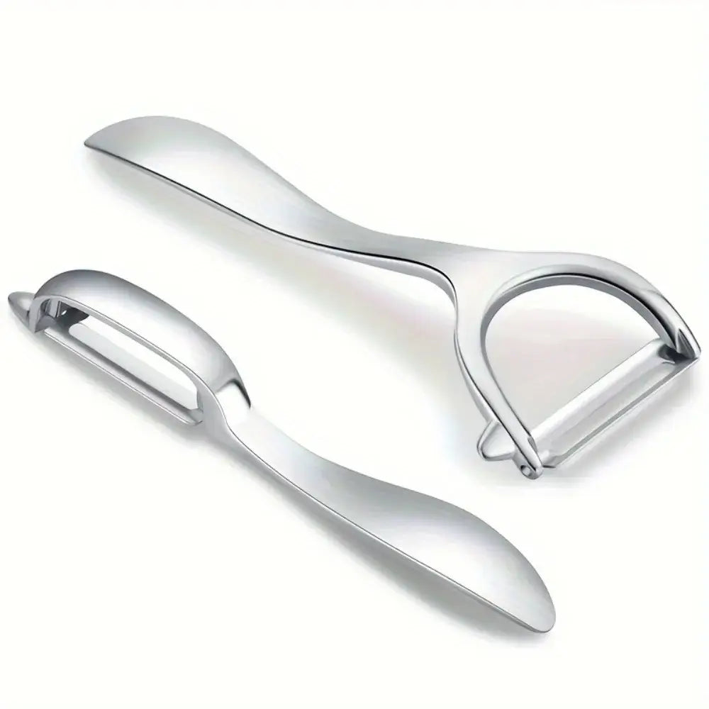 SwiftPeel 2-Pack Stainless Steel Vegetable Peelers – Multipurpose Kitchen Tool for Fruits & Root Veggies