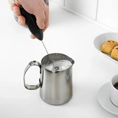 BrewWhisk Mini Electric Milk Frother & Egg Beater – Handheld Mixer for Coffee, Latte & Hot Chocolate