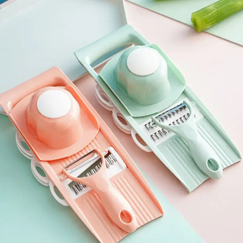 SliceMate 7-in-1 Vegetable Slicer & Grater – Multifunctional Kitchen Tool