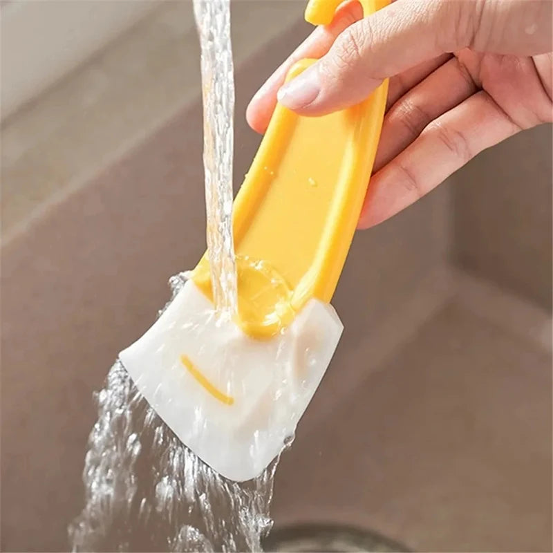 CleanSwipe Silicone Kitchen Scraper – Non-Scratch Oil & Residue Remover for Pans, Bowls & Baking Tools