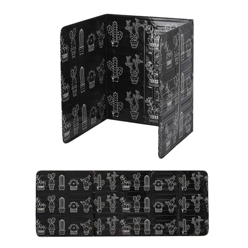 Aluminum Foldable Stove Splash Guard – Non-Stick Oil Shield for Kitchen Walls