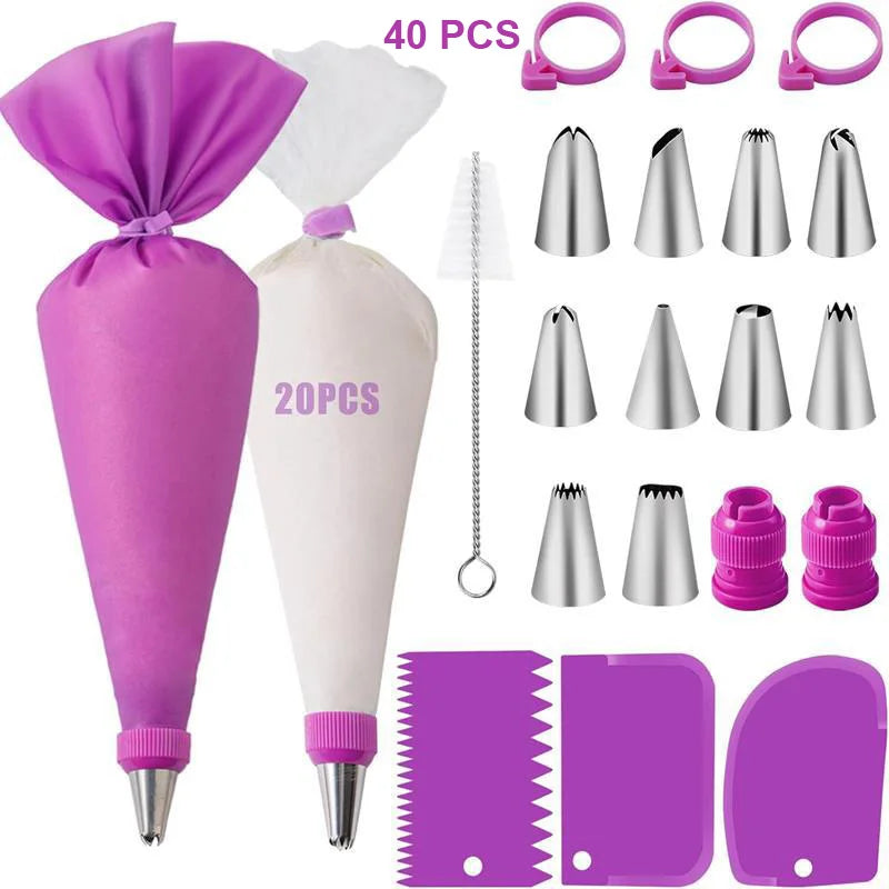 CakeCrafter™ – 40-Piece Cake Decorating Kit