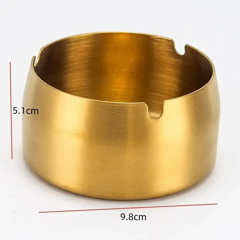 GoldServe Heavy-Duty Stainless Steel Soup Ladle – Golden Plated Restaurant & Home Spoon