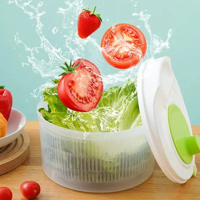 FreshSpin Salad Spinner & Greens Washer – Lettuce Dryer & Vegetable Crisper Tool for Healthy Kitchens