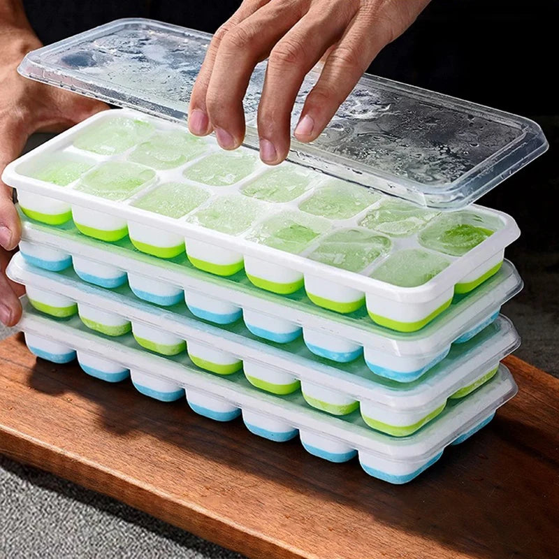 IceFlex™ – Easy-Release Silicone Ice Cube Tray Set (4-Pack)