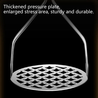 MashMate Stainless Steel Potato Masher – Ergonomic Press for Smooth Mashing & Versatile Kitchen Use