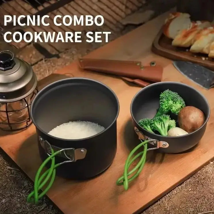 CampChef – Picnic Combo Cookware Set with Foldable Handles