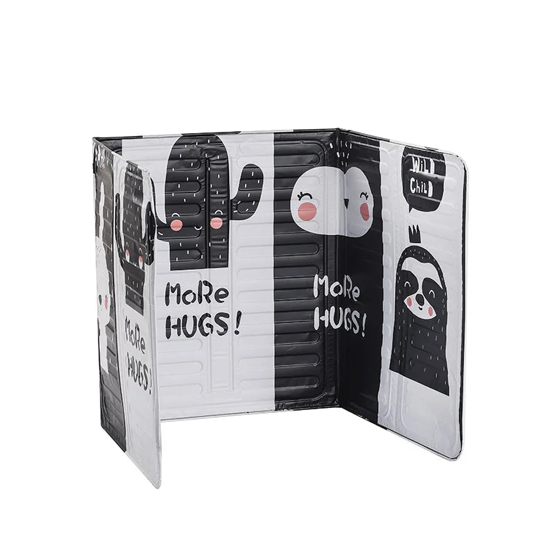 Aluminum Foldable Stove Splash Guard – Non-Stick Oil Shield for Kitchen Walls