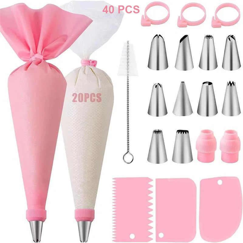 CakeCrafter™ – 40-Piece Cake Decorating Kit