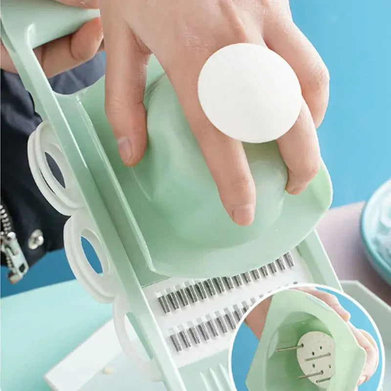 SliceMate 7-in-1 Vegetable Slicer & Grater – Multifunctional Kitchen Tool