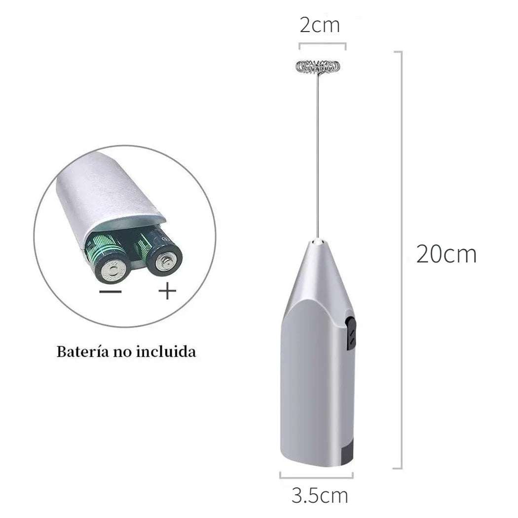 BrewWhisk Mini Electric Milk Frother & Egg Beater – Handheld Mixer for Coffee, Latte & Hot Chocolate