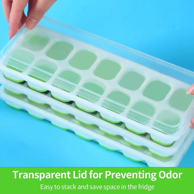IceFlex™ – Easy-Release Silicone Ice Cube Tray Set (4-Pack)