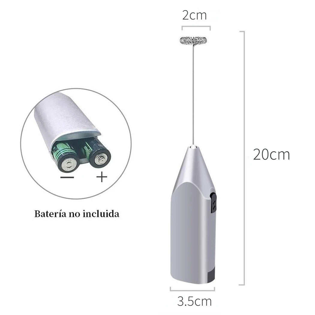 BrewWhisk Mini Electric Milk Frother & Egg Beater – Handheld Mixer for Coffee, Latte & Hot Chocolate