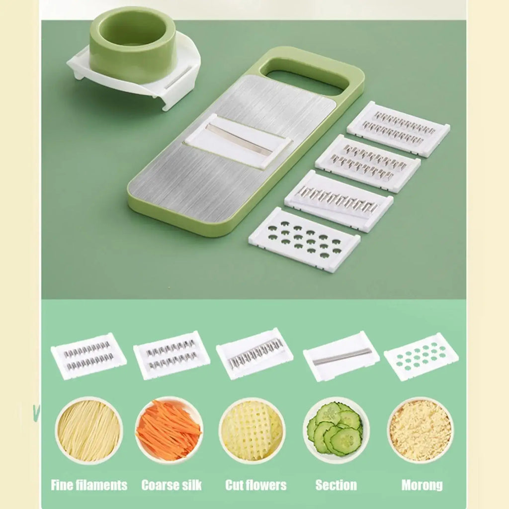 ChopPro 9-in-1 Manual Vegetable Cutter & Grater – Kitchen Essentials Tool