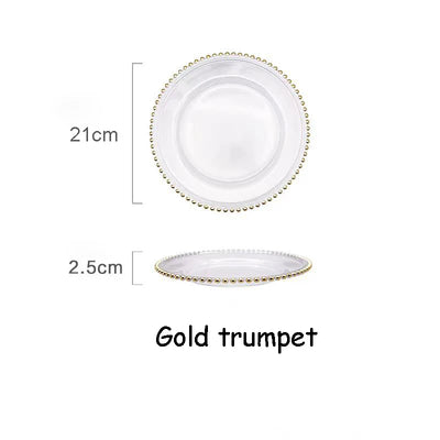 EleganceEdge 13-Inch Decorative Charger Plates – Gold & Silver Plastic Table Set for Weddings