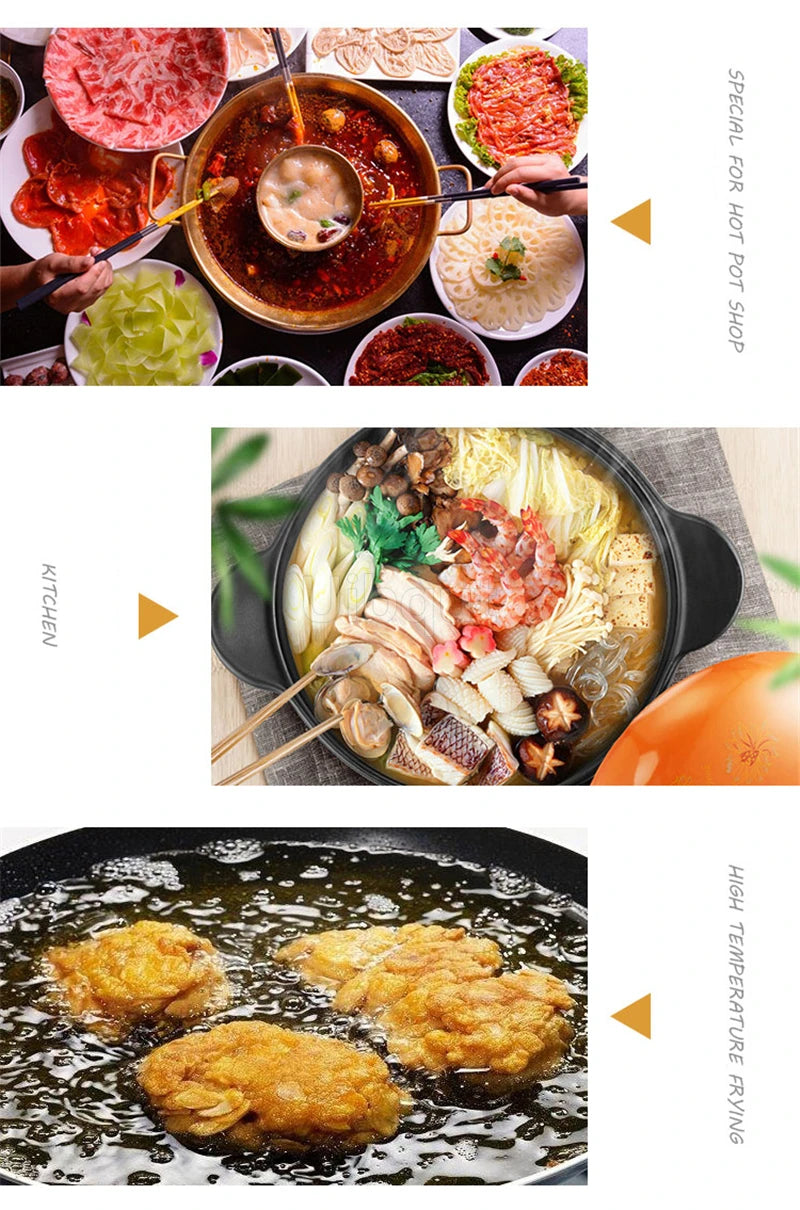 GoldServe Heavy-Duty Stainless Steel Soup Ladle – Golden Plated Restaurant & Home Spoon