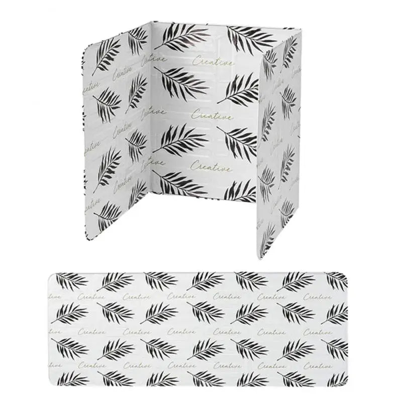 Aluminum Foldable Stove Splash Guard – Non-Stick Oil Shield for Kitchen Walls