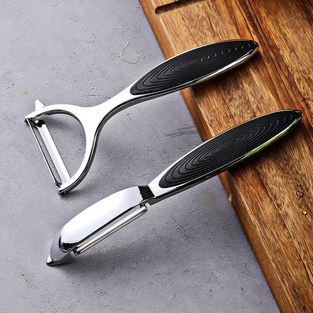 SwiftPeel 2-Pack Stainless Steel Vegetable Peelers – Multipurpose Kitchen Tool for Fruits & Root Veggies