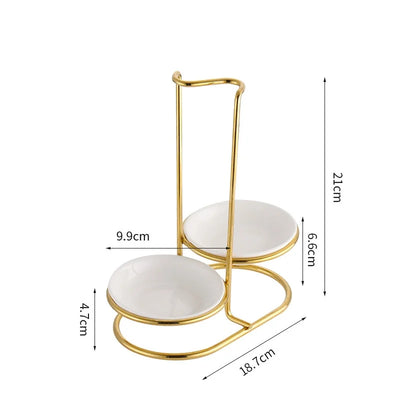 GoldServe Heavy-Duty Stainless Steel Soup Ladle – Golden Plated Restaurant & Home Spoon