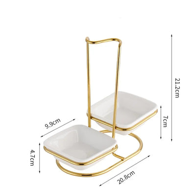 GoldServe Heavy-Duty Stainless Steel Soup Ladle – Golden Plated Restaurant & Home Spoon