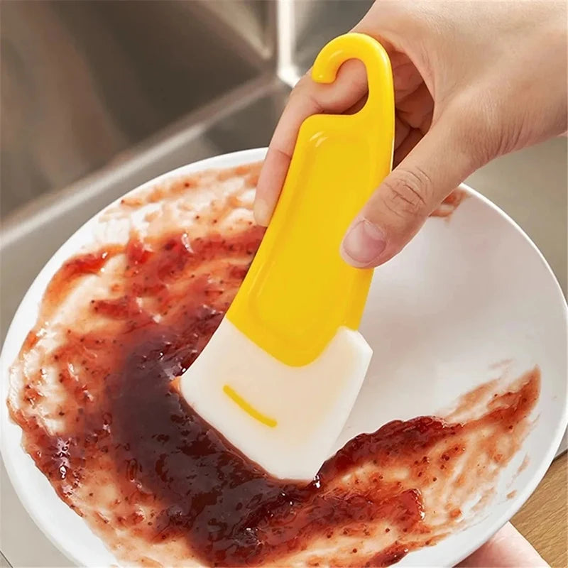 CleanSwipe Silicone Kitchen Scraper – Non-Scratch Oil & Residue Remover for Pans, Bowls & Baking Tools