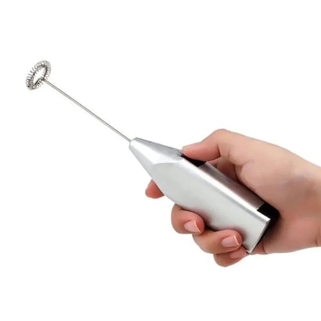 BrewWhisk Mini Electric Milk Frother & Egg Beater – Handheld Mixer for Coffee, Latte & Hot Chocolate