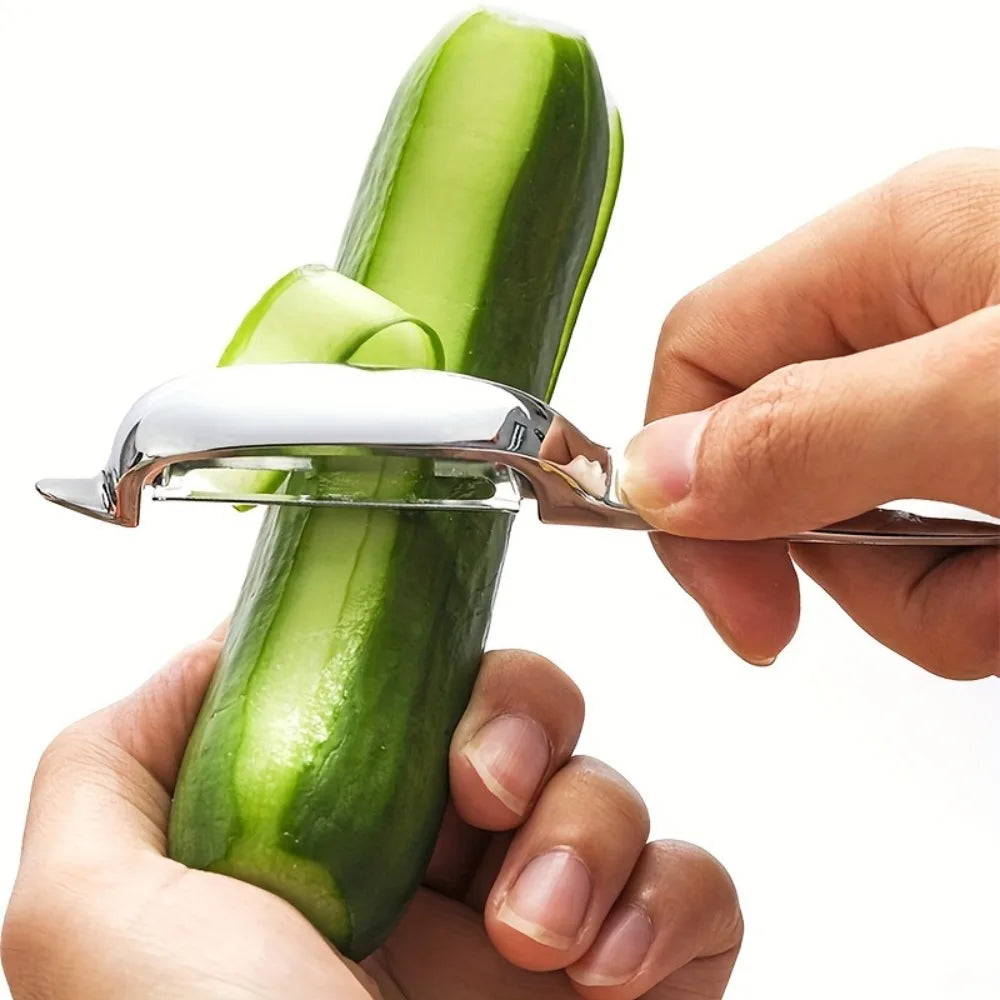 SwiftPeel 2-Pack Stainless Steel Vegetable Peelers – Multipurpose Kitchen Tool for Fruits & Root Veggies