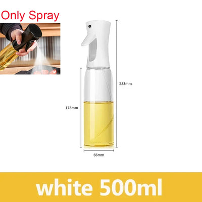 DualFlow 2-in-1 Oil Spray & Pour Bottle – 500ml Olive Oil Dispenser for Air Fryer, BBQ & Healthy Cooking