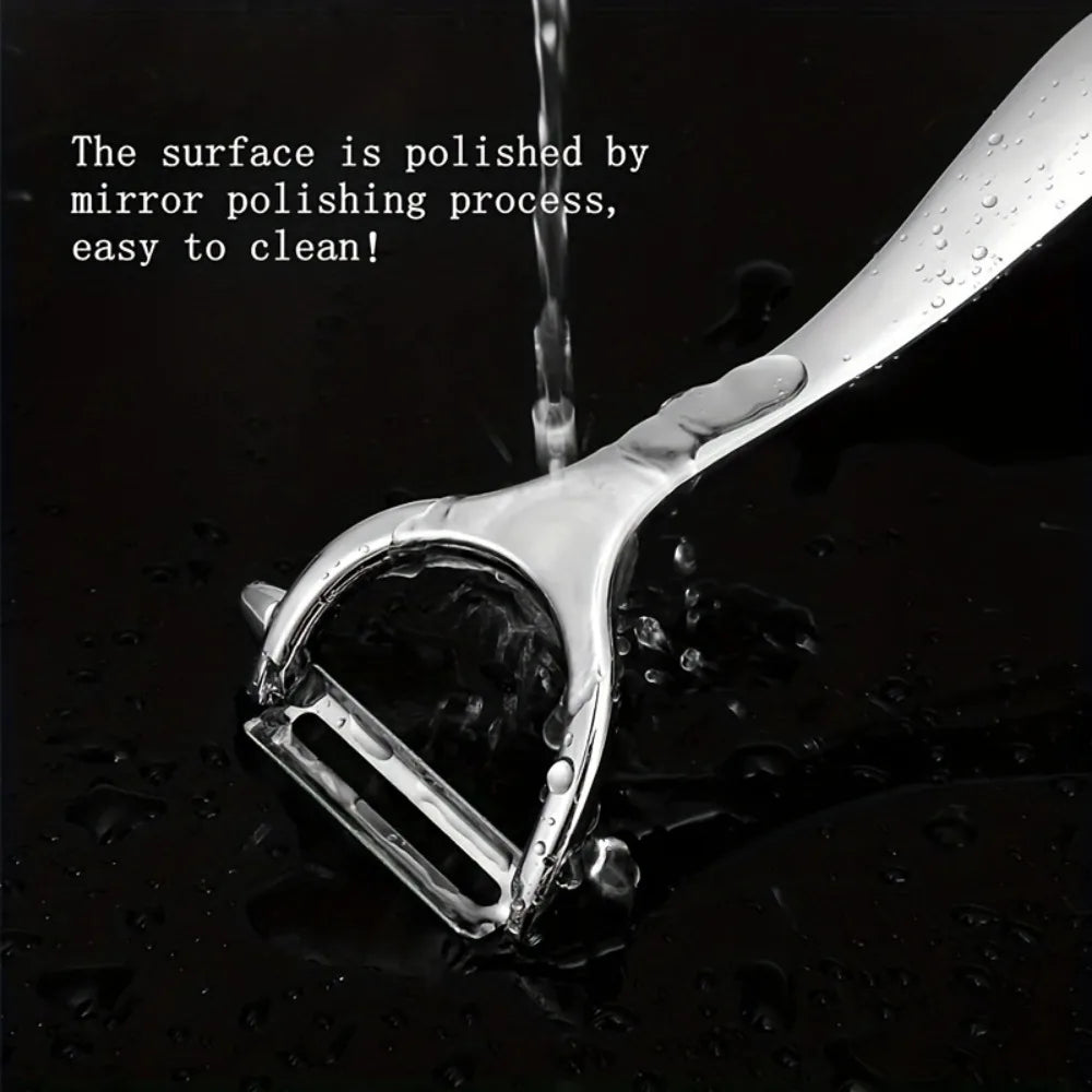 SwiftPeel 2-Pack Stainless Steel Vegetable Peelers – Multipurpose Kitchen Tool for Fruits & Root Veggies