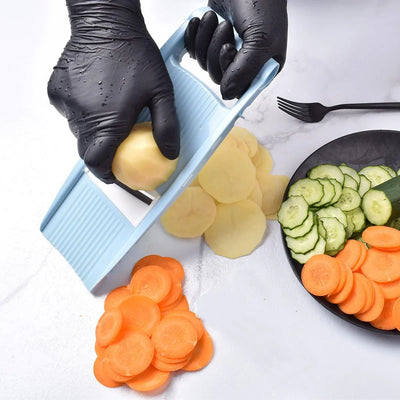 SliceCraft  5-in-1 Mandoline Vegetable Slicer – Multi-Blade Cutter for Chips, Salads & Meal Prep