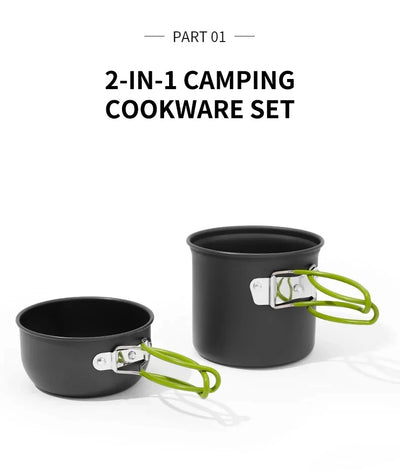 CampChef – Picnic Combo Cookware Set with Foldable Handles