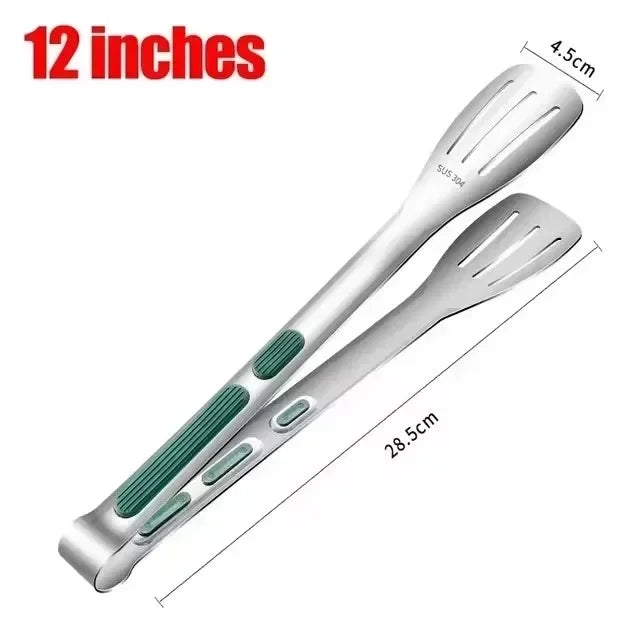 GripChef – Stainless Steel Kitchen Tongs Set (7 /9 /12 )