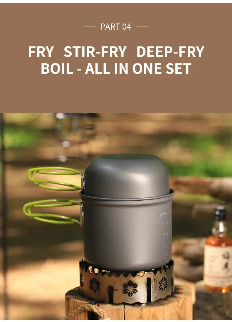 CampChef – Picnic Combo Cookware Set with Foldable Handles