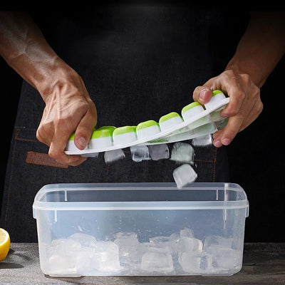 IceFlex™ – Easy-Release Silicone Ice Cube Tray Set (4-Pack)