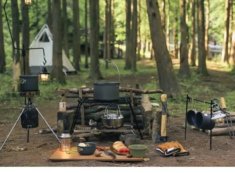 CampChef – Picnic Combo Cookware Set with Foldable Handles