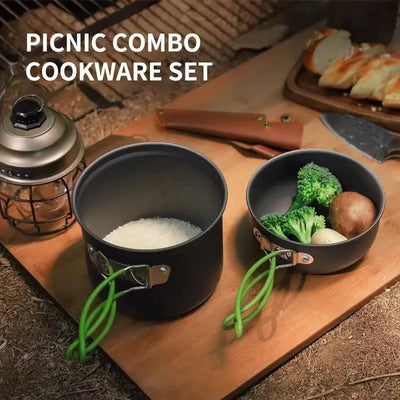 CampChef – Picnic Combo Cookware Set with Foldable Handles