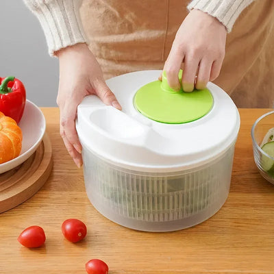 FreshSpin Salad Spinner & Greens Washer – Lettuce Dryer & Vegetable Crisper Tool for Healthy Kitchens