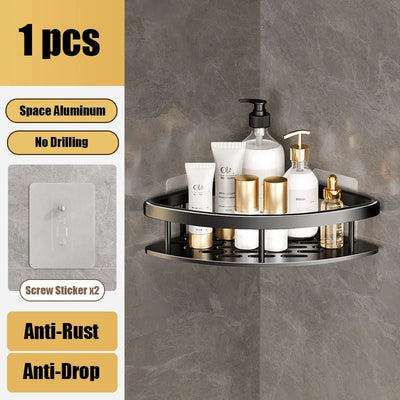 Bathroom Shelf Aluminum Alloy Shampoo Rack Kitchen Storage Organizer - Comfeasyproduct_vendorSdae60116bf074519b64d0d0b457f2744s