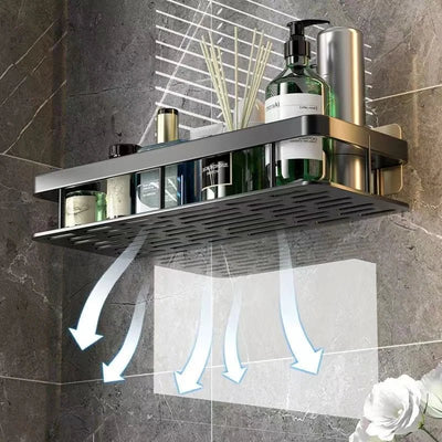 Bathroom Shelf Aluminum Alloy Shampoo Rack Kitchen Storage Organizer - Comfeasyproduct_vendorS63f9b0b3d7f341278c139f186edf78cfC