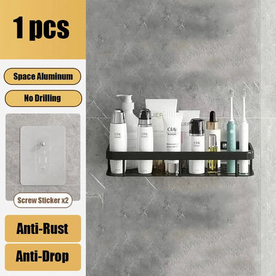 Bathroom Shelf Aluminum Alloy Shampoo Rack Kitchen Storage Organizer - Comfeasyproduct_vendorSb8f6128344ab4fb3b6be78382152ea7d8
