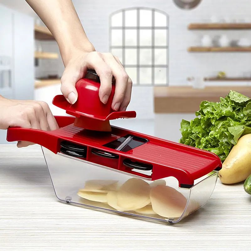 Myvit Vegetable Cutter with Steel Blade Slicer Potato Peeler Carrot Cheese Grater vegetable slicer Kitchen Accessories - ComfeasyComfeasyoriginal_value#